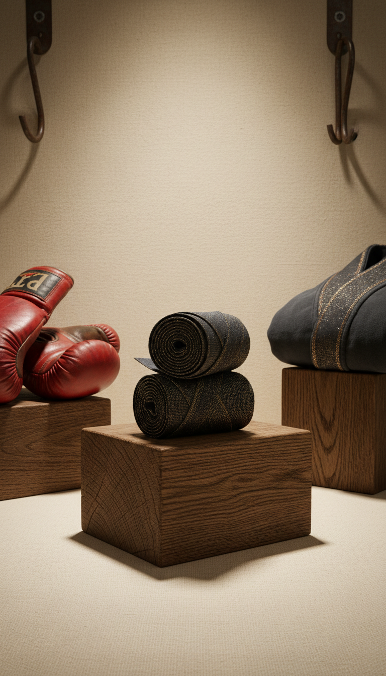 Vintage Hand Wraps Metallic Accents